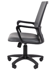 Офисное кресло CHAIRMAN 606 ЭКО, экокожа, серый
